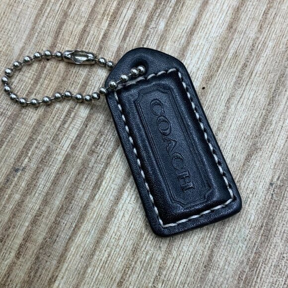 Coach Black Key Fob - Picture 1 of 3